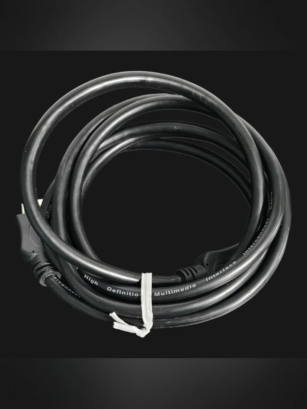 High Speed HDMI Cable Male to Male 6 Feet HDTV Black